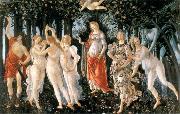 Sandro Botticelli Primavera oil on canvas